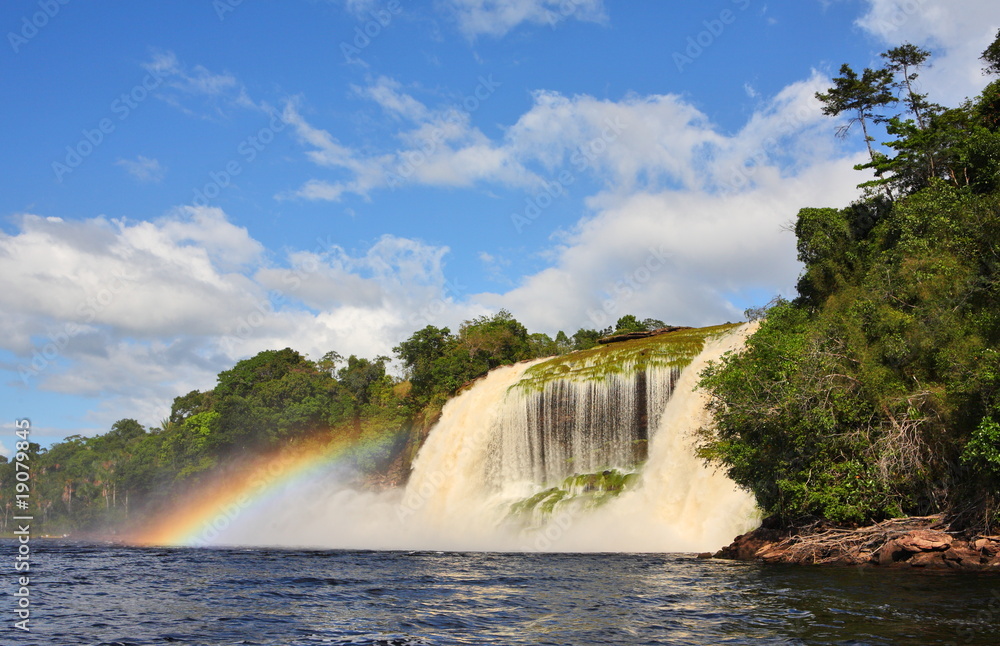 Waterfall at Canaima National Park, Venezuela