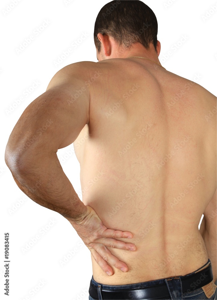 Fototapeta premium douleur dans son dos....