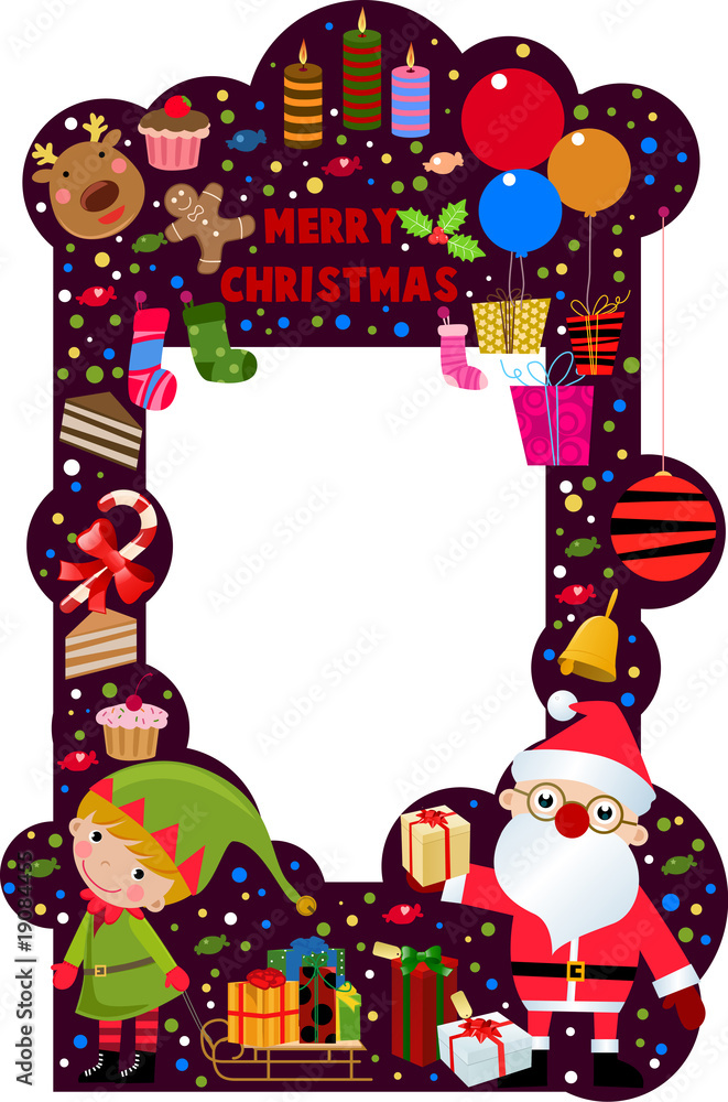 christmas frame christmas frame