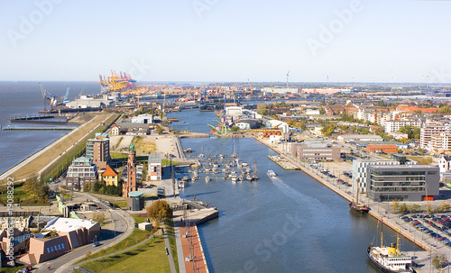 Blick auf den Hafen