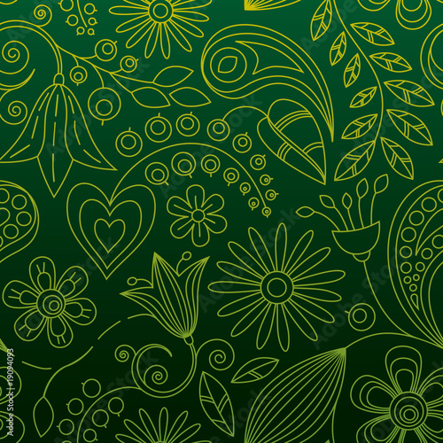 Seamless Floral Background