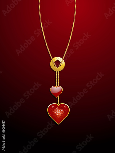 valentine heart pendant