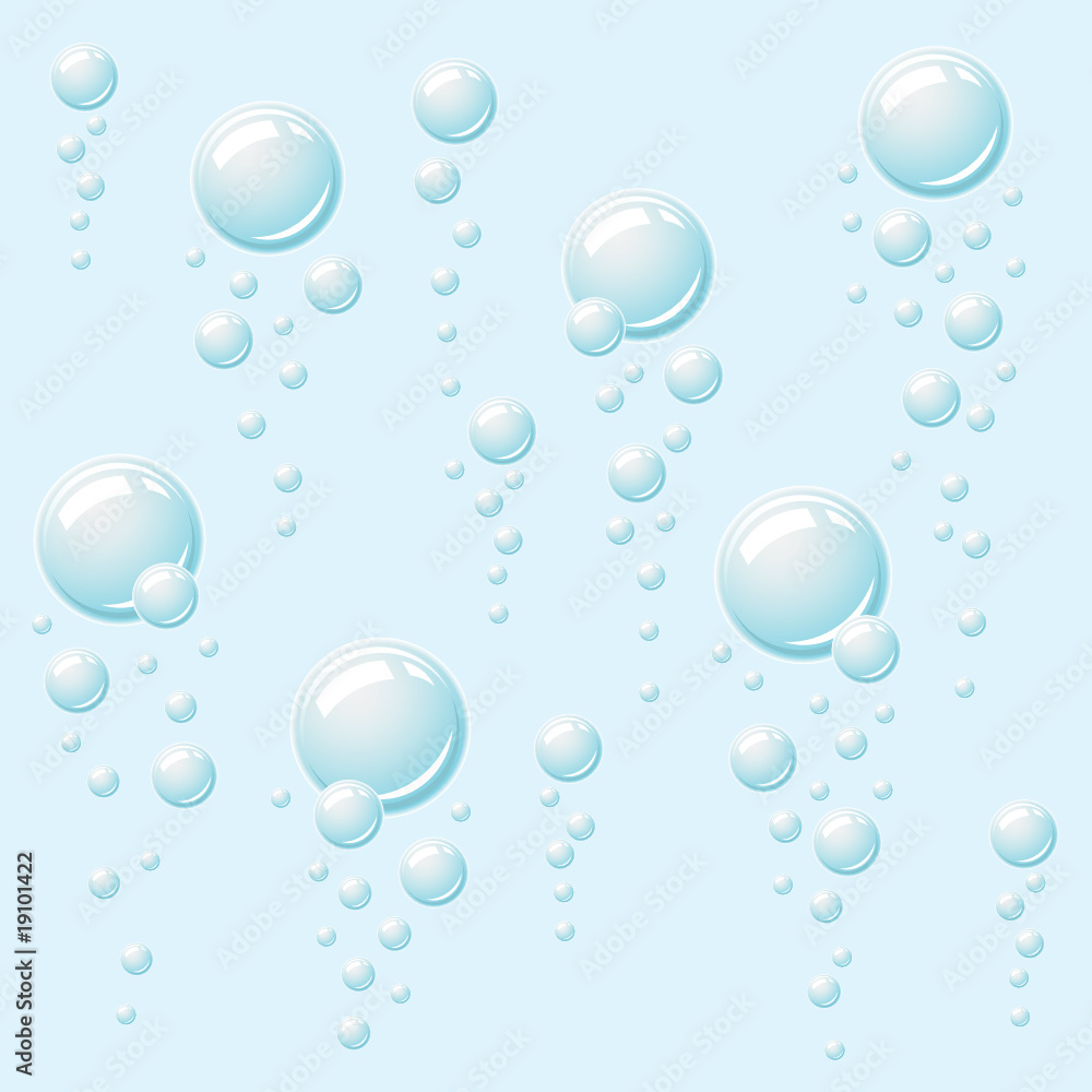 Background from the drops. Vector.