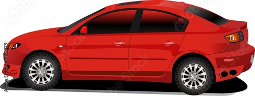 Red car