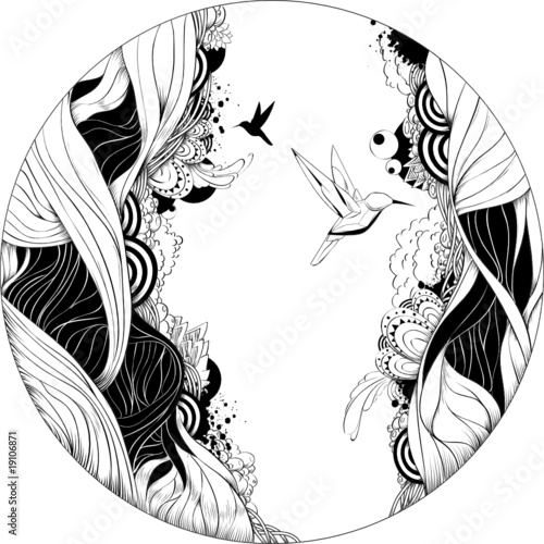 Bizarre vector illustration