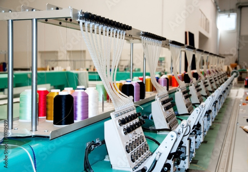 Textile: Industrial Embroidery Machine photo