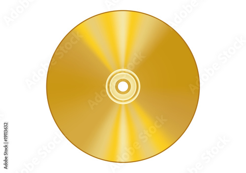 CD oder DVD isoliert