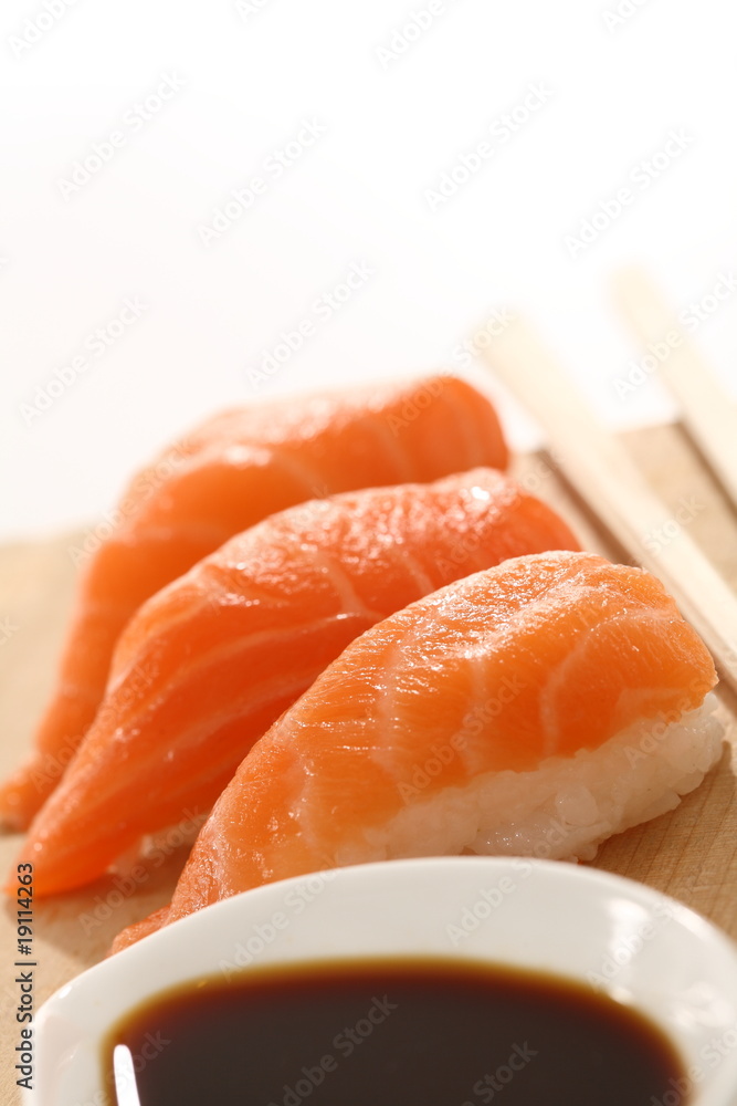 sushi nigiri lachs sushi nigiri lachs