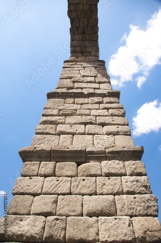 stone column of arch
