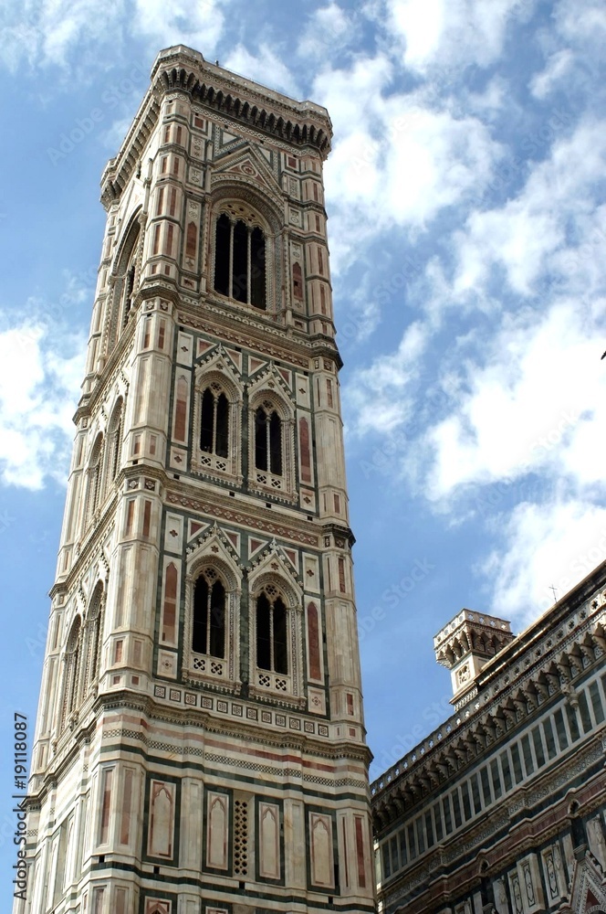 The Duomo tower in Firenze, Italy