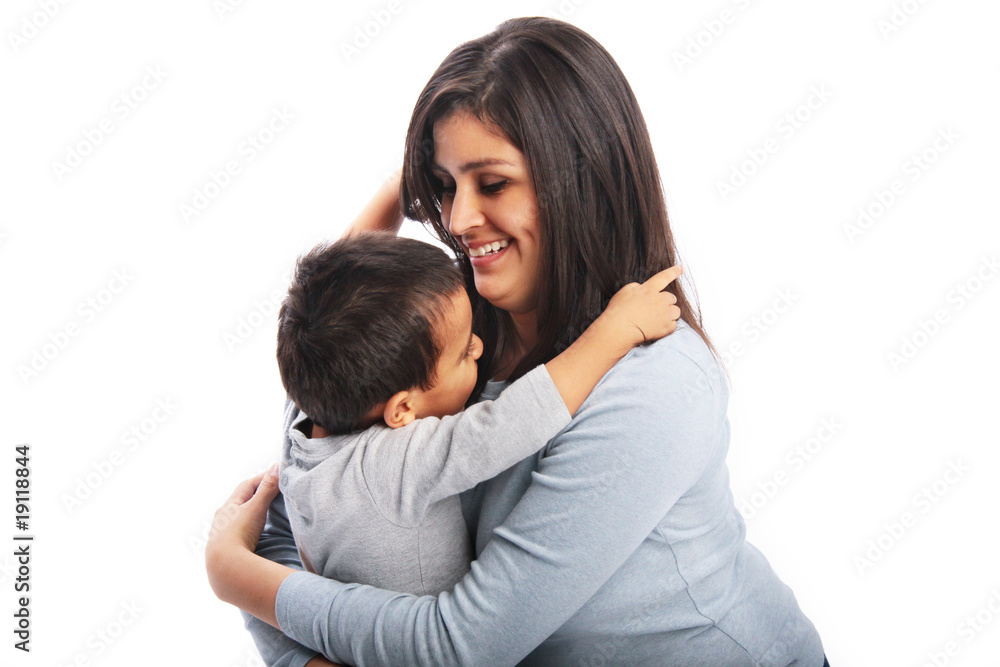 Mother & Son Hug