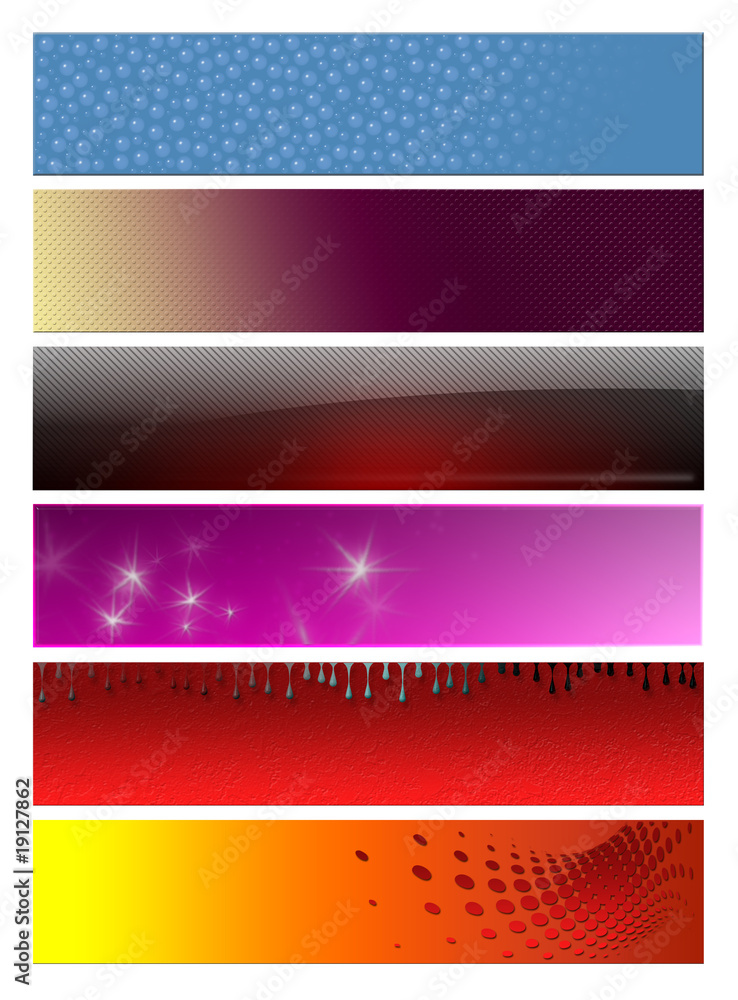 Abstract  banners, headers
