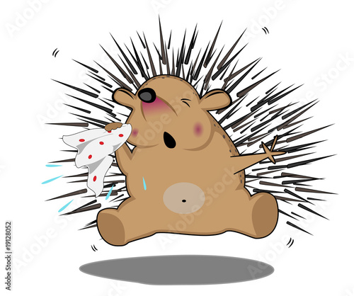 sneezing hedgehog