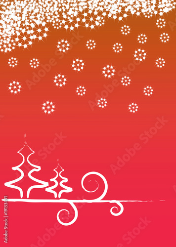 vector tree red