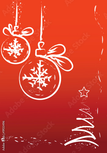 vector grunge xmas