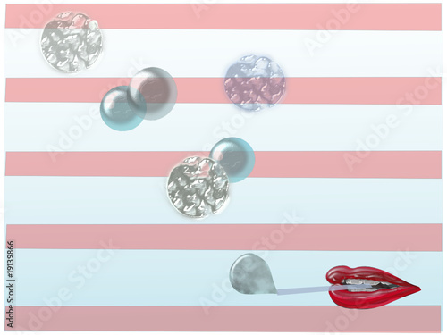 Baisers plus légers que l'air.