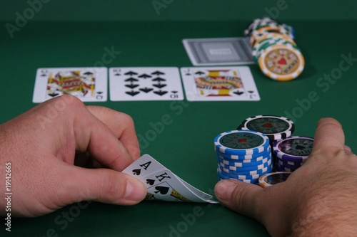 Obraz na plátne Poker Royale Straight