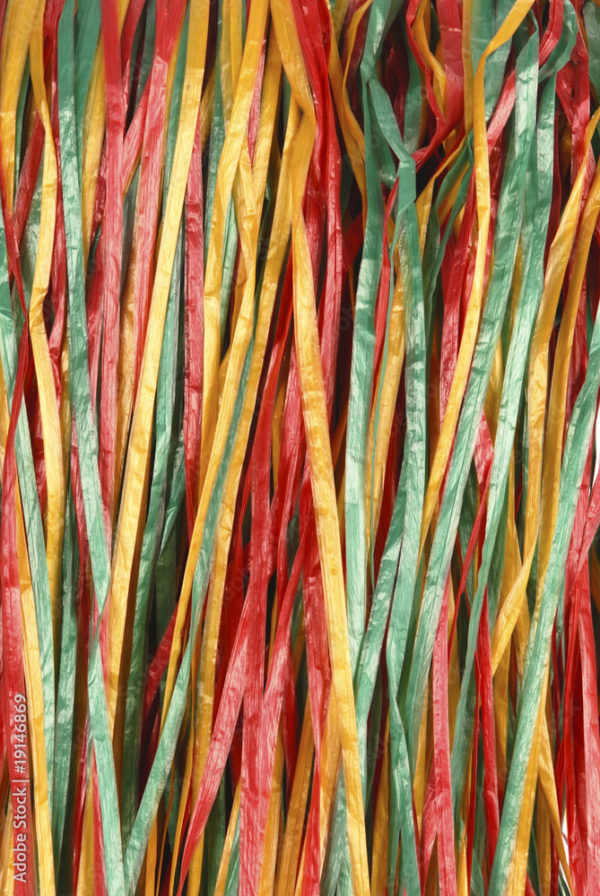 close up of colorful streamers - great background close up of colorful streamers - great background