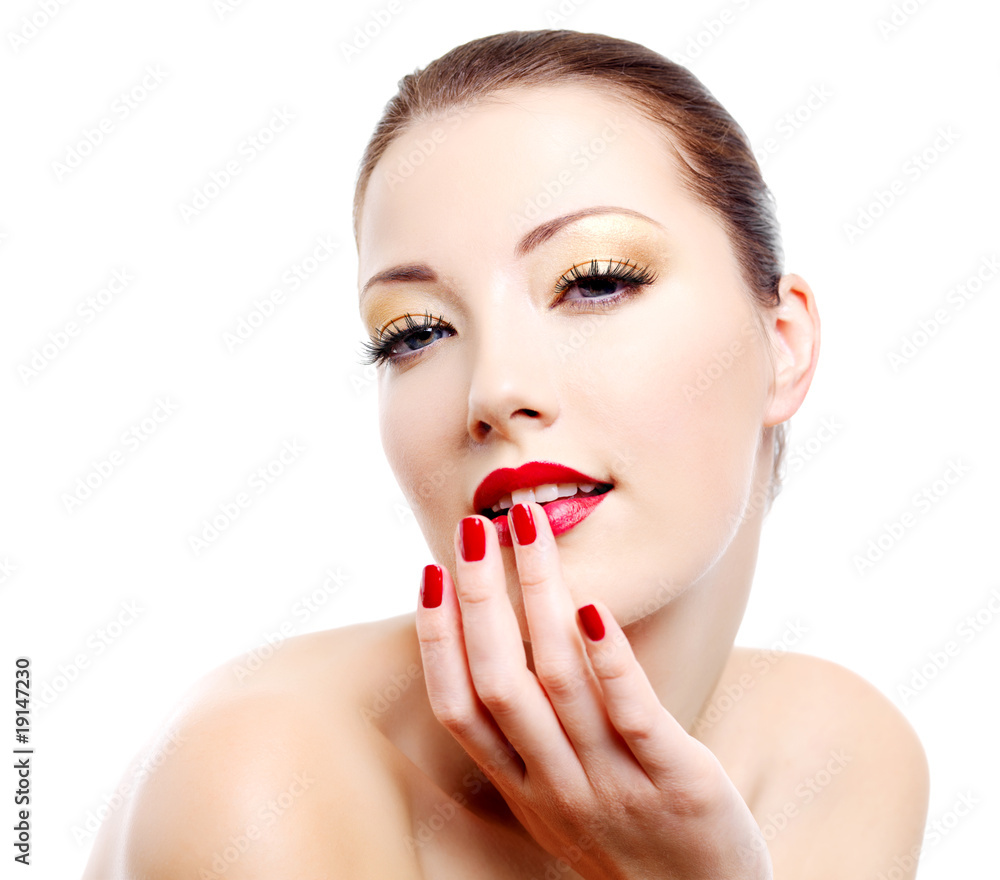 Portrait of sensuality glamour woman Portrait of sensuality glamour woman