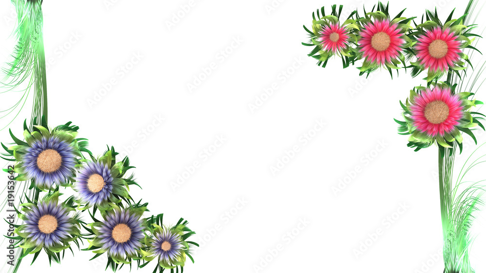 cornice fiori Stock Photo | Adobe Stock