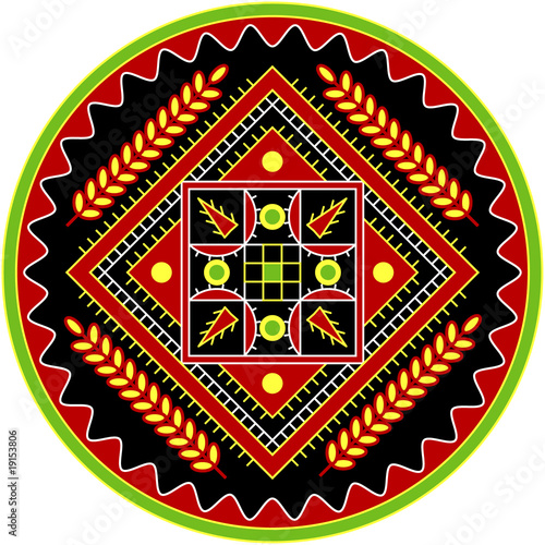 Traditional Easter pattern, typical of painted eggs