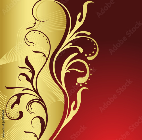 abstract floral background with place for your text