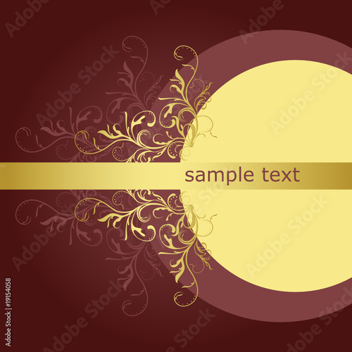 abstract floral background with place for your text