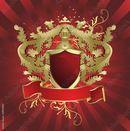Heraldic shield