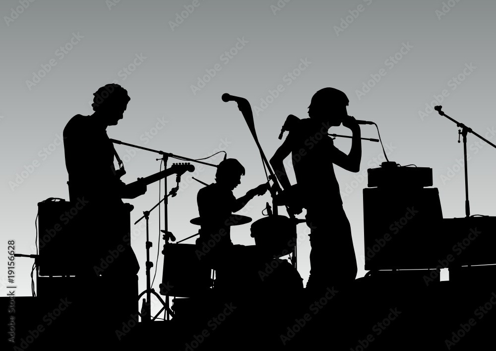 Fototapeta premium Group in concert