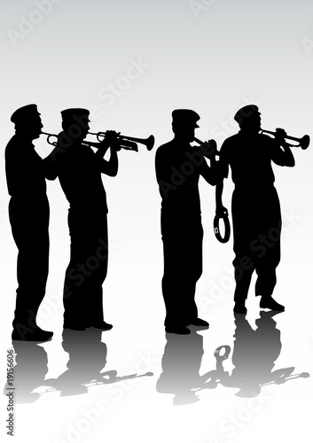 Four trumpeter