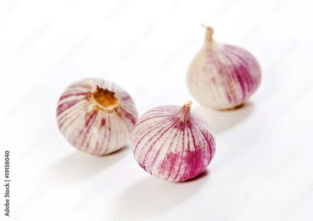 Fototapeta premium knoblauchzwiebeln