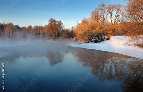 Frosty winter morning © v_blinov