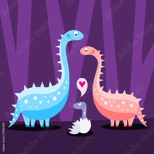 Dinosaur family