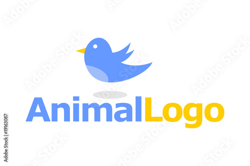 funny bird logo