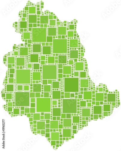 Map of Umbria (Italy)