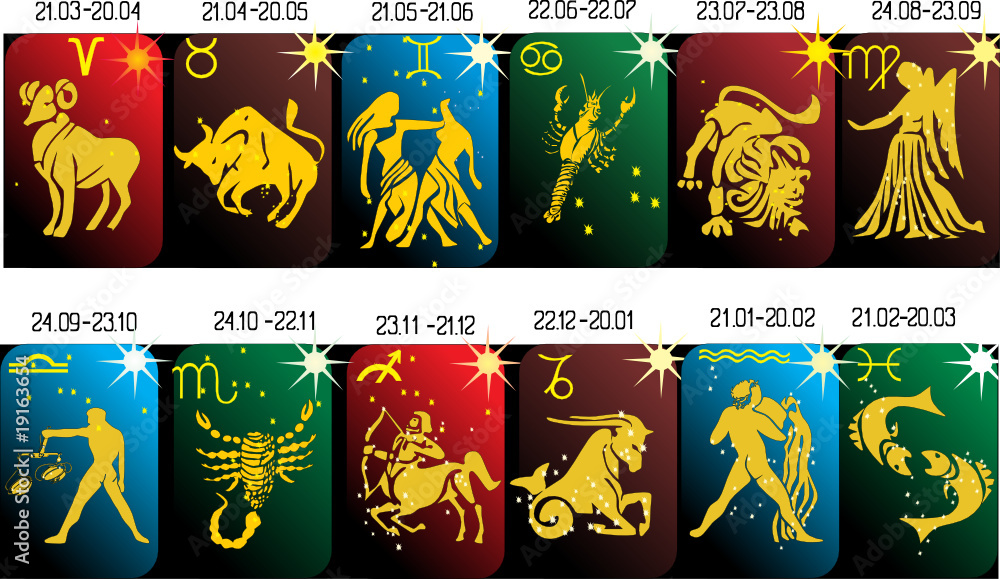 zodiac symbols collection