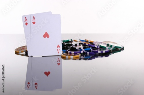 фотографія rote Asse Poker Chips