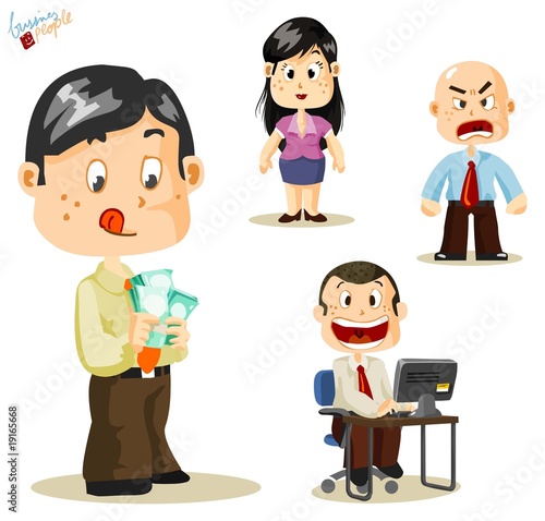 Salary. Business People