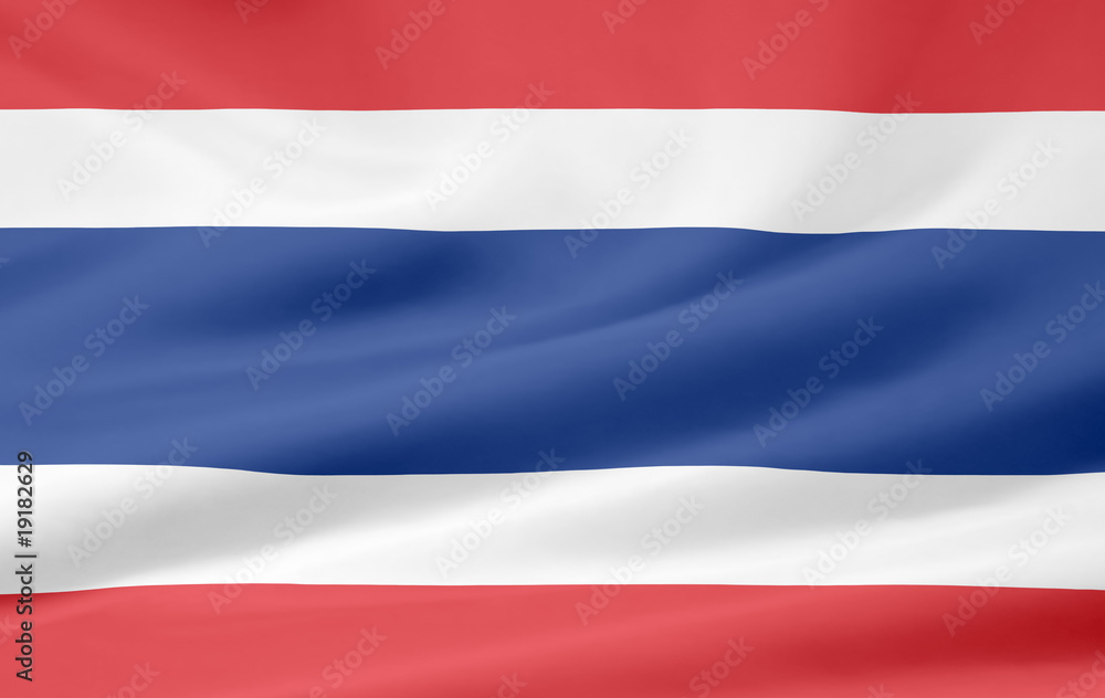 Naklejka premium Flagge von Thailand