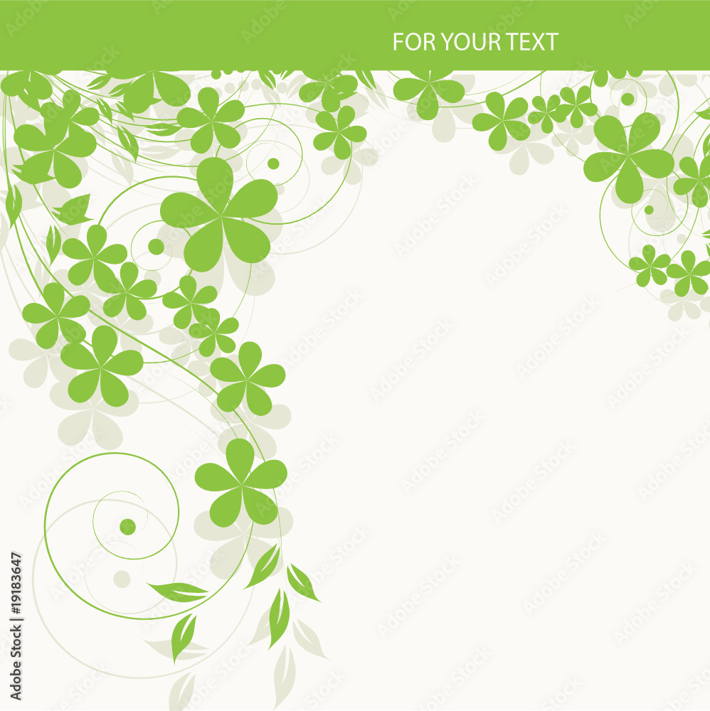 Abstract flowers background with place for your text Abstract flowers background with place for your text