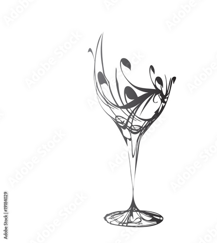 The stylized wine glass for fault #19184029
