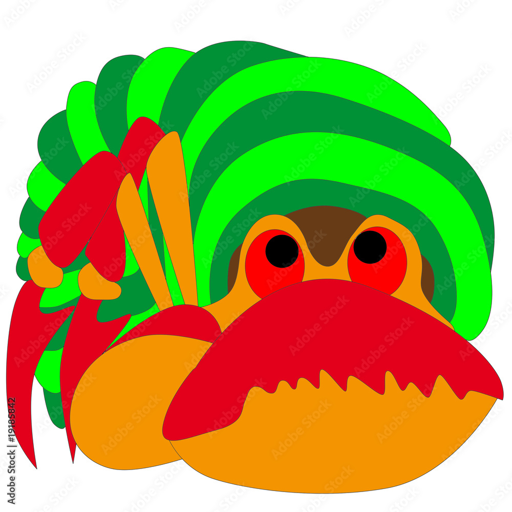 Fototapeta premium colorful lobster