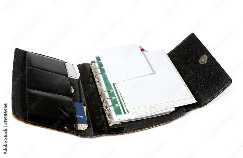 Paper organizer isolated on white with clipping path Paper organizer isolated on white with clipping path
