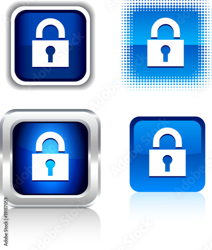 Padlock  icons. photo