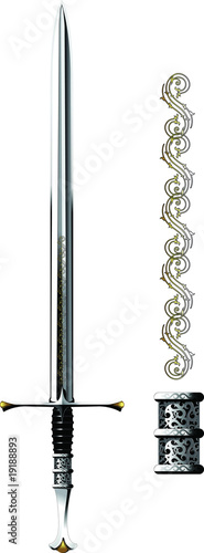 Ornate Steel Sword