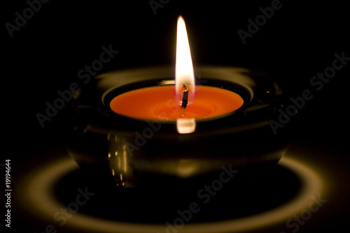 candle flaming