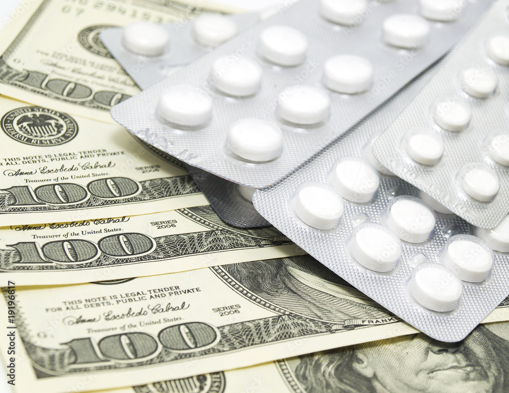 Pills and banknotes Pills and banknotes