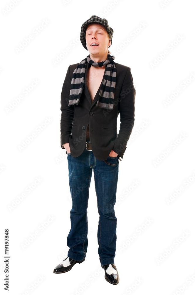 Stylish young man Stylish young man