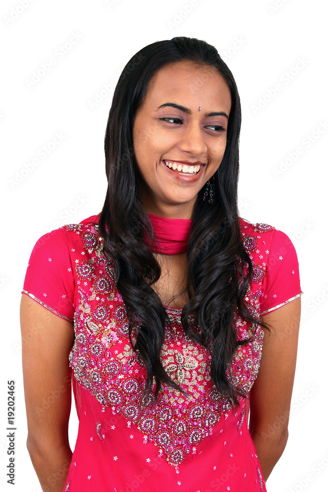 Beautiful young Indian girl. Stock Photo | Adobe Stock