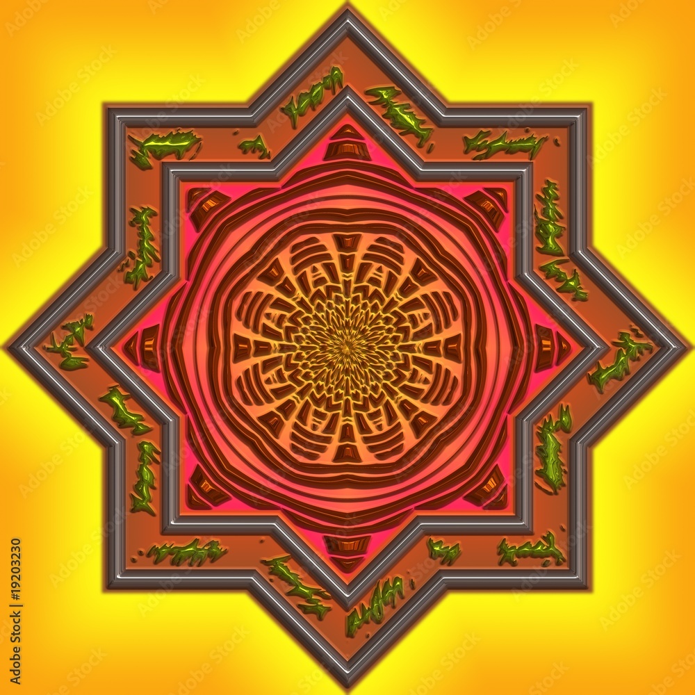 Mandala Eastern abstract design
